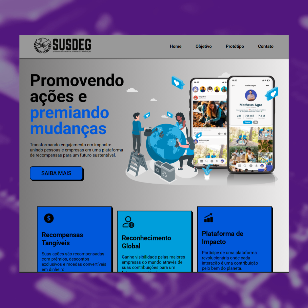 interface do site